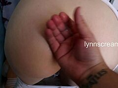 Sister-In-Law Spreads Petite Ass for POV Doggystyle in Bathroom While Wife's Away