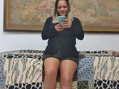 latina fetish babe masturbates ass for fan custom video dripping wet