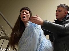 i caught someone spying on our rough outdoor fuck so we kept going inside