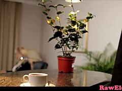 feisty office babe's tight ass stretched by massive black cock close up