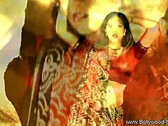 eastern indian milf brunette dancer reveals seductive moves up close