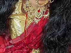 newlywed indian wife bends bedroom doggy dirty talk first time?