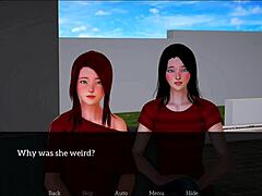 Redhead Teen's Small Tits In New Family Play