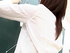 Cougar teacher fucks boy in class!