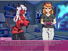 demons unleash monster futa lesbian passions in this visual novel demo