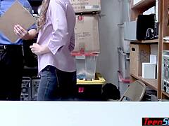 Petite Shy Teen Shoplifter Fucks Her Way Free!