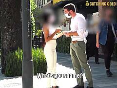 Elegant 18yo Latina Teased Into Dreamy Bedroom Tryst