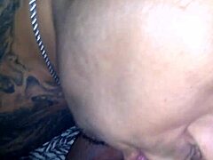 close up eating my thick milf wife's fat shaved pussy