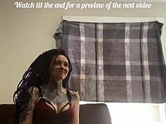my purple dreadlock latina slave takes rough black master's monster cock
