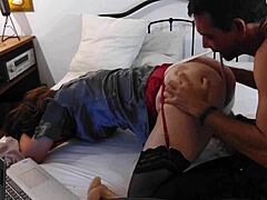 sexy french slut in rose satin panties gets doggystyle pov ass licking dirty talk