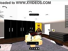 hey, pounding this horny gringa whore in roblox condo with my big dick