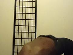 Spider Crab Workout Ends in Restricted Cum Blast on Her Ass!