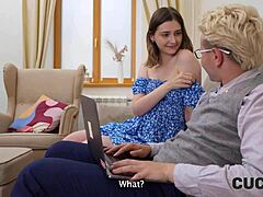 funky town loves rough cock while husband watches desperately