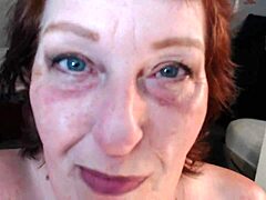 seductive redhead dawnskye1962 looks stunning in skimpy underwear n sexy black dress, her kisses n dirty talk drive me wild!