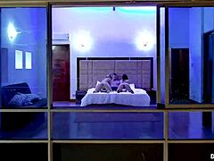 PLAYBOY'S HOT THREESOME WITH BIG TITS BLONDE IN MANSION BATH!