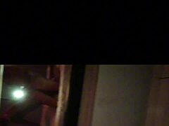 Secret crossdressing fuck with straight friend in hiding