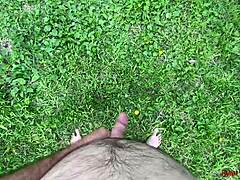first outdoor masturbation of 2024 in the forest feels so damn good