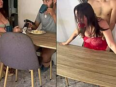 i watch mature colombian milf and young stud fuck breakfast style