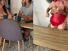 i watch mature colombian milf and young stud fuck breakfast style