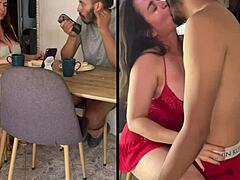 i watch mature colombian milf and young stud fuck breakfast style