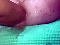 stretching his gaping asshole for the third time today