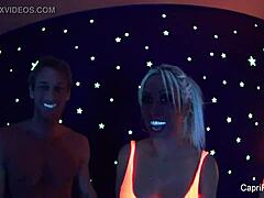 Capri Cavanni Jayden Jaymes Intense Lesbian BTS Action