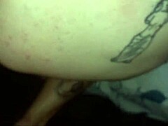 she begs for my huge cock in her tight ass since she's such a nasty anal slut who screams riding reverse cowgirl till gaping creampie