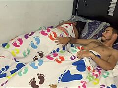 hot latina couple wakes up for intense morning amateur fuck