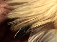 Natasha Marley's big boobs bounce sucking fucking pool table