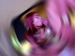 threesome mmf with cute skinny latina small tits ends in cumshot