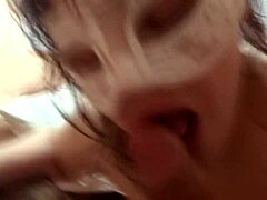 pretty babe sucks big cock, gets pussy licked to orgasm