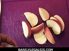 uh fucking my hot teen stepsis in kitchen now