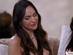 damn girl, shove that dildo deeper in your tight shaved asshole!