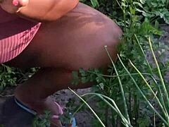 crente tends church garden plot