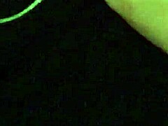 Watching wife rub pussy as I jack off then creampie cleanup suck