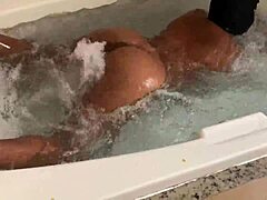 ebony stepmom gives best sloppy blowjob before big black cock creampie