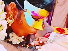 i'm a beautiful housewife cheating with husband's dad... dirty telugu talk 😩💦