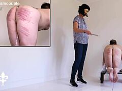 part 1: intense caning then deep fisting punishment