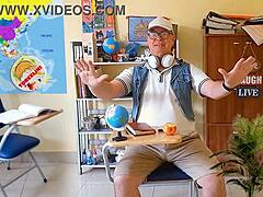 Torcelini delivers full school geography lesson on continents video