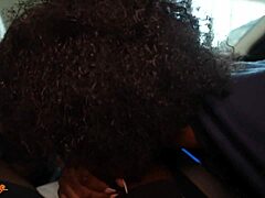 Blowing Black Uber Driver Deepthroat Amateur Action