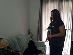 vovô ventura dreams about banging his sexy big tit maid