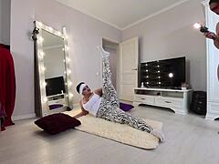 Curvy Milf's Steamy Sports Workout