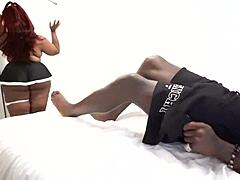 Monster Booty Ebony Bitch Clapped by Huge Black Cock Deep