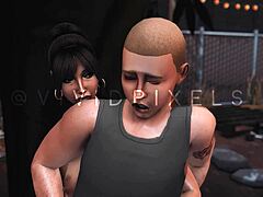 Hot Ass Milf Fucks Stepson's Bullies Mommy Milkers