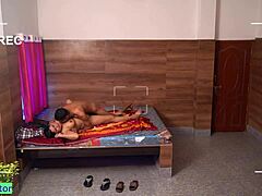 Sexy Indian college girl in uniform gets fucked doggystyle on webcam 😍🍑🔥