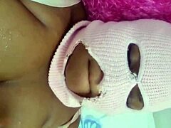 Chubby bbw sends nudes then takes muscular guy's raw missionary pounding rough pussy close up