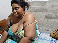 Futanari mother-in-law sneaks big cock midnight ride cums multiple times for stepson