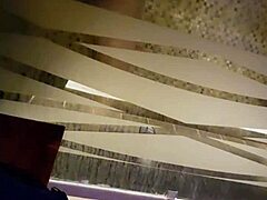 new mexican redhead victim washes her small waist ass for me