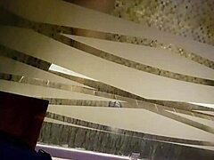 new mexican redhead victim washes her small waist ass for me