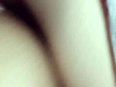 arab wife takes a pussy creampie